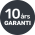 10 års garanti badge
